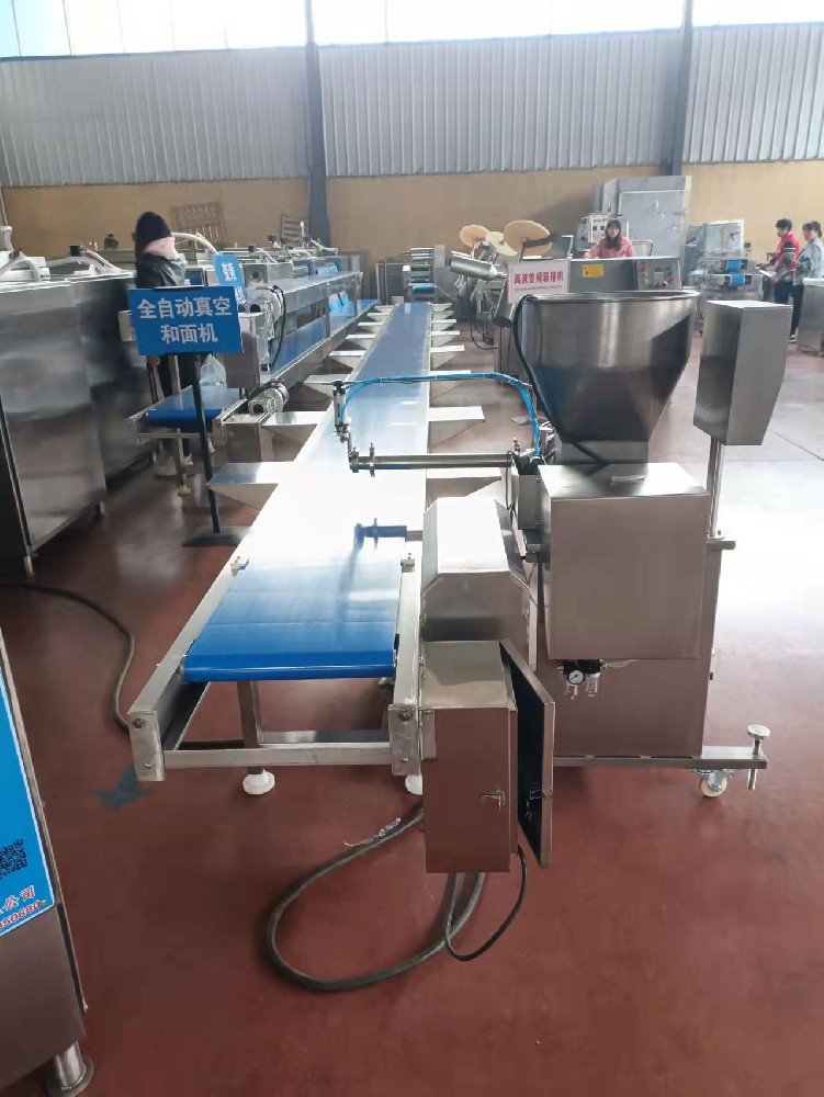 老盛昌汤包加工设备138 6364 6772灌汤包生产机器，速冻汤包工厂注馅流水线